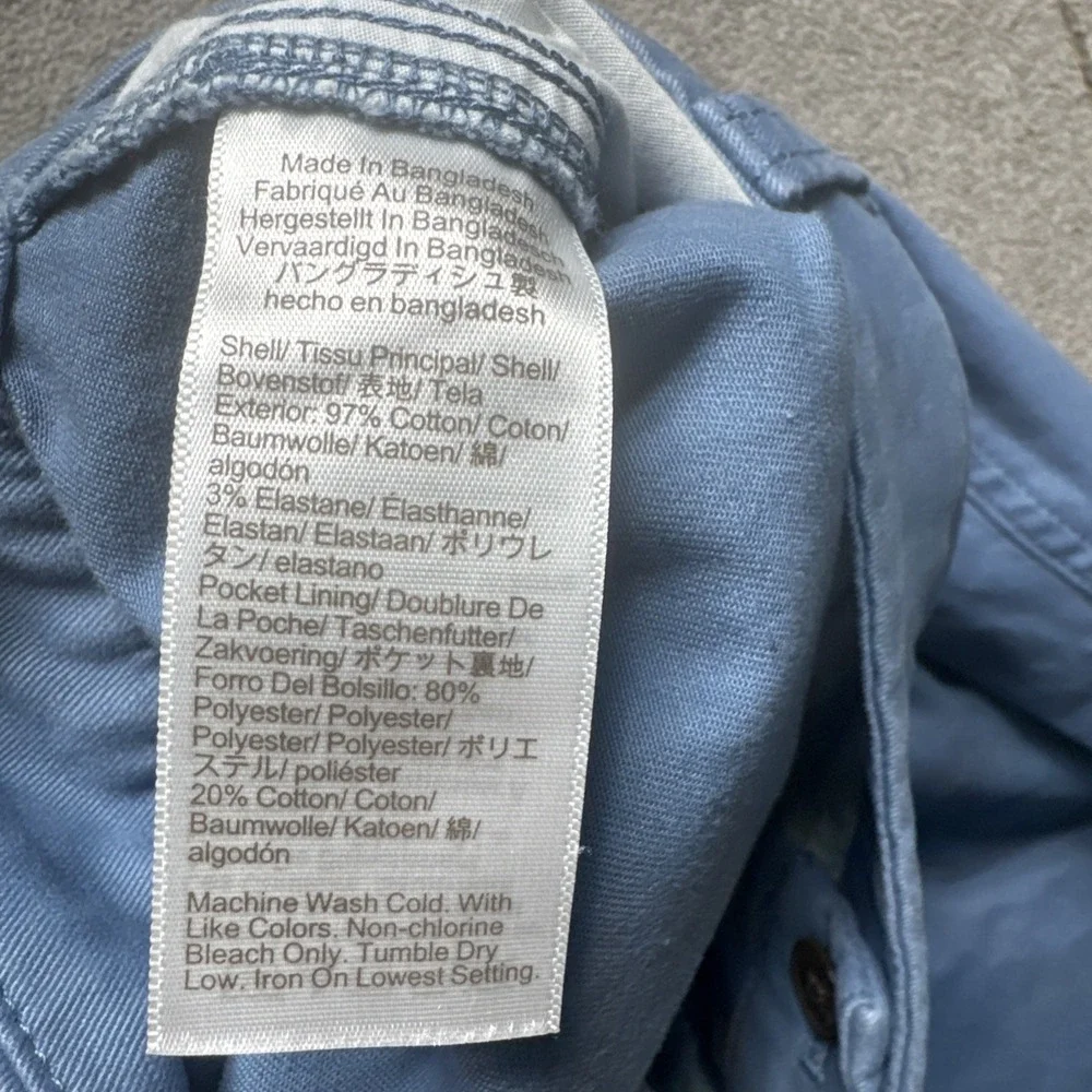 J. Crew Light Blue Cotton Chino Trousers